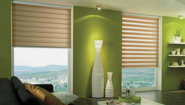 Рулонные шторы зебра