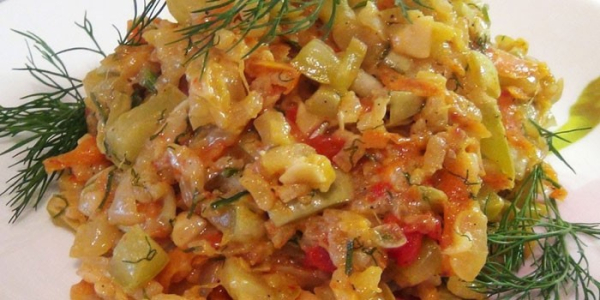 Кабачки в мультиварке