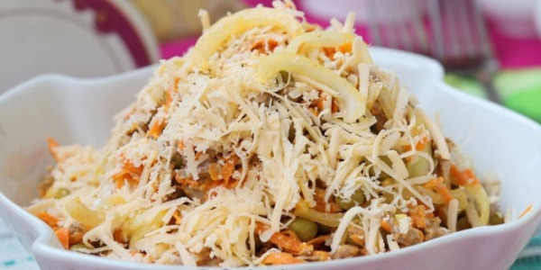 Салат Принц - пошаговые рецепты приготовления вкусного и оригинального блюда в домашних условиях с фото Салат Принц - пошаговые рецепты приготовления вкусного и оригинального блюда в домашних условиях с фото