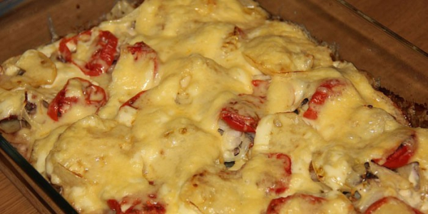 Мясо по-французски с картошкой